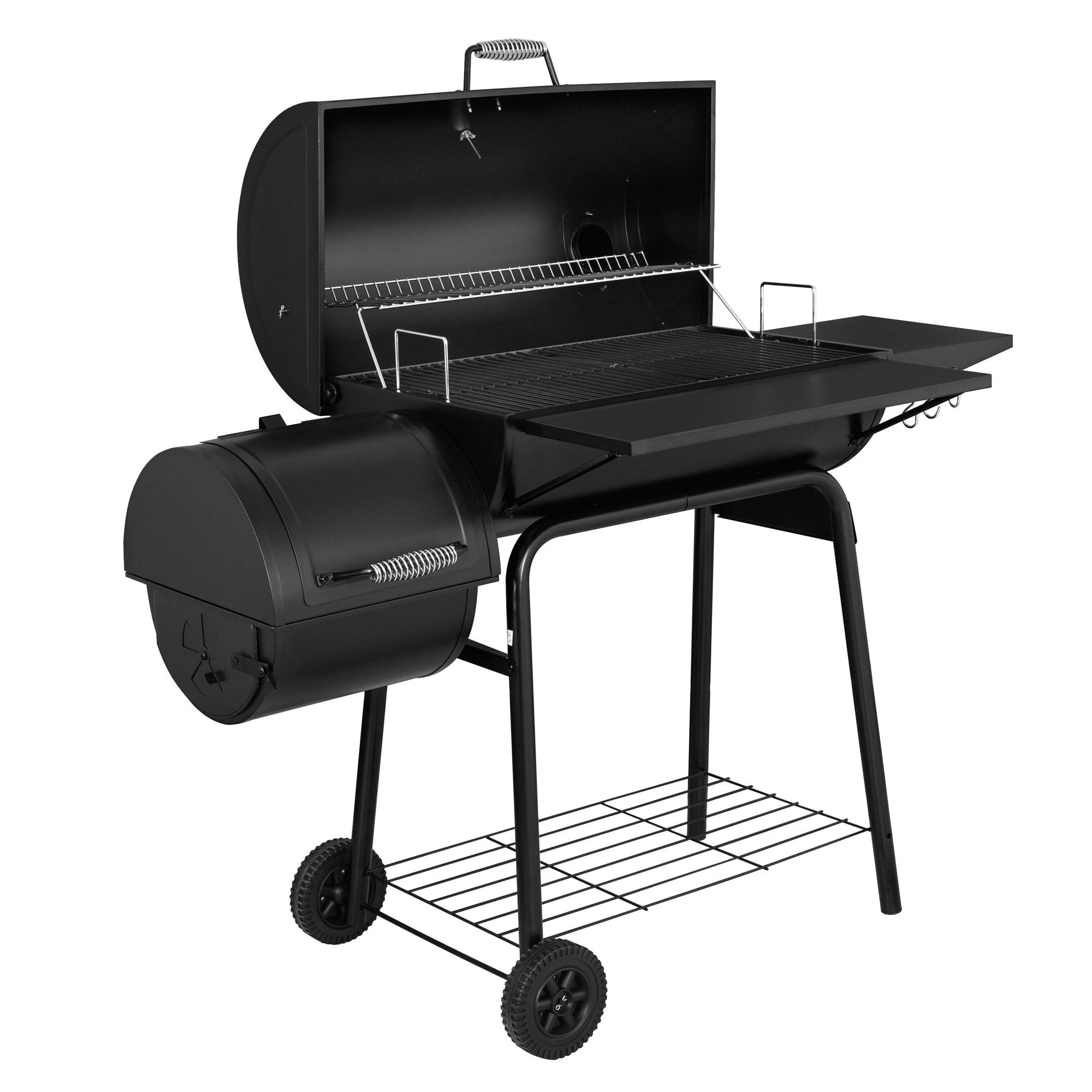 Royal Gourmet CC1830SC 30-Inch Charcoal Grill with Offset Smoker, 811 Square Inches Cooking Area in Total, with Cover Included, Perfect for Backyard Cooking,Black