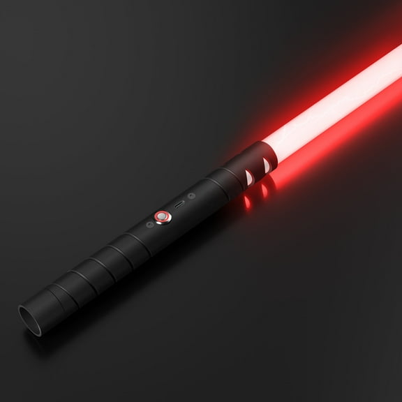 JvmuSaber Mini Lightsaber RGB Toys, Real Dueling Lightsaber with 15 Colors 4 Sound Modes for Galaxy War Fighters Adults Present