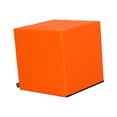 thumbnail image 3 of Cube Brick Banco de zapatos multifuncional Taburete para pies Asiento Taburete Bloque Naranja, 3 of 8