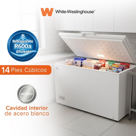 Congelador White-Westinghouse 14 Pies 380 Litros Blanco WWCCF134380LHWSD