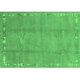 thumbnail image 1 of Ahgly Company Indoor Rectangle Abstract Emerald Green Modern Area Rugs, 6' x 9', 1 of 4