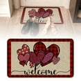 thumbnail image 2 of Valentine's Day Non- Heart Doormat - Indoor Outdoor Entrance & Bathroom Mat | Dirt Trapper for Valentine's Day Decor,Watermelon Red, 2 of 7