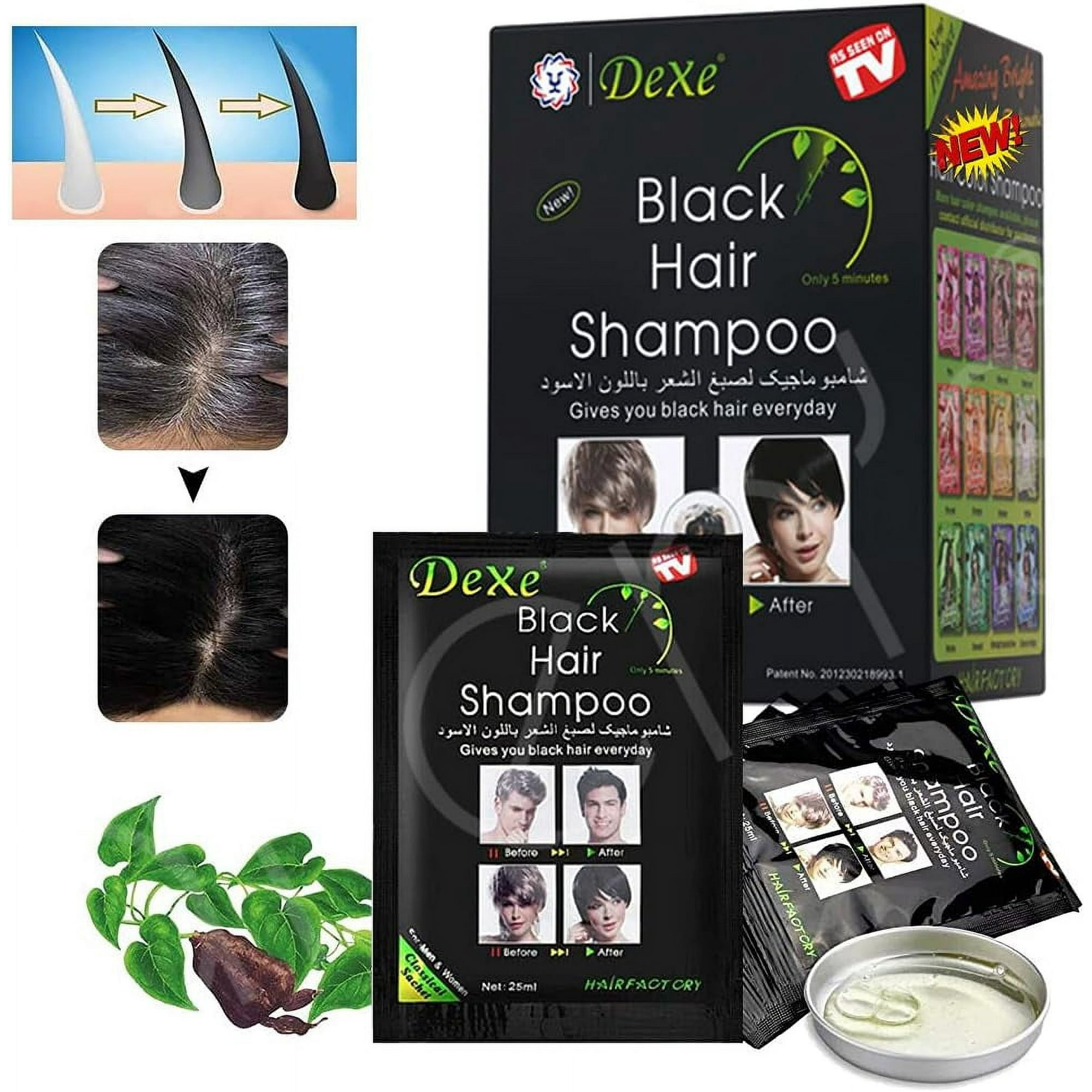 DEXE Hair Color Shampoo 25ml (10packettes/box) DEXE Hair Color Shampoo 25ml (10packettes/box)
