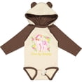 thumbnail image 3 of Inktastic I Love My Mommy Unicorn with Pink and Yellow Flowers Boys or Girls Long Sleeve Baby Bodysuit, 3 of 5