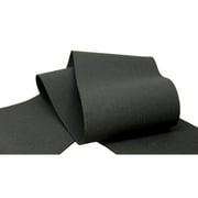 Porcelynne Extra Wide Black Elastic - 4" Wide - 1 Yard
