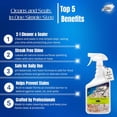 thumbnail image 2 of Granite plus 2-in-1 cleaner and sealer, neutral, no streak stone cleaner suitable for granite, marble, quartz, limestone and limestone countertops, ready-to-use (1 gallon), 2 of 4