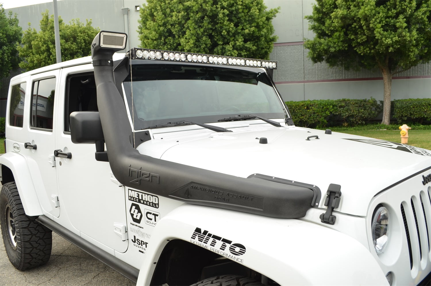 Injen 12-15 Jeep Wrangler (JK) 3.6L V6 Deep Water Crossing Snorkel for Evolution Intake Fits select: 2008,2015-2018 JEEP WRANGLER UNLIMITED