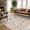 Beige, variant on Extra Large Area Rug 10x13 Washable Rug for Living Room Non Slip Floral Peacock Printed Rug Indoor Soft Floor Cover Low Pile Non-Shedding Thin Foldable Carpet for Bedroom Nursery Office Black