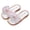 Pink, variant on YDFCWXW Girls Bow Knot Flat Sandals Open Toe Slip On Slide Slipper Single Band Flats (White, 28)