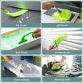 thumbnail image 3 of CALBEAU Microfiber Feather Duster Set with 100-inch Extension Pole Dusters for Cleaning High Ceiling Fan, Cars, Furniture, 11PCS Cleaning Tools Kit t-Green, 3 of 8