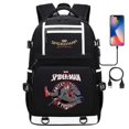 thumbnail image 1 of 18 Inch Spiderman Usb Laptop Backpack - Super-hero Design For Youth, Students, Men, Women - Large Capacity Traveling Bag, 1 of 1