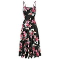 thumbnail image 1 of Leutsin Robe Maxi pour Femmes Aguichant à Imprimé Floral, Dos Nu, à Bretelles, Grande Taille, Sans Manches, Décontractée, Robes Maxi Grande Taille, 1 of 7