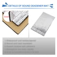 thumbnail image 2 of Unique Bargains Universal 197mil Car Heat Sound Insulation Deadener Noise Mat, 2 of 7