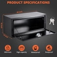 thumbnail image 5 of Qinaqin 36 x 14 16 inch Resistente Steel Underbody Truck Tool Caja con Cerrable y cm de Anchoaterproof Profundidadsign Ideal para Pick Ups as Tools Organizador Almacenamiento Chest, 5 of 5