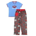 thumbnail image 3 of Lazy One Women's Pajama Set, Short Sleeves with Cute Prints, Relaxed Fit, Crabby in the Morning, 3 of 7
