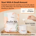thumbnail image 4 of NAMANNA Inulin FOS Powder – Prebiotic Fiber for Gut Health, Chicory Root, Vegan, 2 lb, 4 of 8