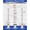 thumbnail image 4 of CIMALAB Maple Syrup Hydrometer Test Cup Kit, Hydrometer for Maple Syrup Making, Hydrometer Maple Syrup Supplies with Brix & Baume Scales, Syrup Hydro, 4 of 8