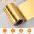 thumbnail image 4 of Uxcell 2" x 39ft Cinta de Borde de Espejo de Papel de Aluminio Autoadhesiva, Oro Cepillado, 4 of 7