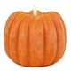 thumbnail image 2 of Vela electrónica de calabaza LED naranja, llama falsa de cera parpadeante para decoraciones de Halloween y Navidad, 2 of 9