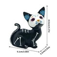 thumbnail image 3 of Latrodar Dog Statue Day Of The Dead Dog Figurine Resin Halloween Creative elf TV Cabinet Decor B 6.6x3.4 Inch Home Decor, 3 of 4