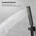 thumbnail image 4 of Shower System Rain Shower Faucet Set with Tub Spout, 10-Inch Matte Black Rain Shower System, Handheld Spray and Rough-in Valve Body and Trim Kit, 4 of 9