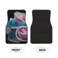 thumbnail image 2 of Kdxio Blue Lipped Pit Viper And Three Pink Roses Print Car Floor Mats Universal SUV Front Rear Floor Foot Mats 4-Piece Full Set with Non-Slip Rubber Backing Car Accessories for Most Cars, 2 of 7