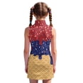 thumbnail image 4 of CAIXIA Girls 4th of July Dress American Patriotic Outfit USA Independence Day Clothes Flutter Sleeve Tulle Tutu Dress, 4 of 6