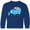 Royal Blue, variant on Inktastic Easter Egg Truck Boys Long Sleeve Youth T-Shirt