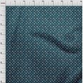 thumbnail image 4 of oneOone Cotton Poplin Twill Teal Blue Fabric Christmas Quilting Supplies Print Sewing Fabric By The Yard 56 Inch Wide, 4 of 5