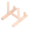 thumbnail image 1 of Plate Stand, Beech Multipurpose Lightweight Plate Shelf  For Artwork For Home For Living Room, 1 of 8