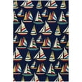 thumbnail image 2 of Couristan Outdoor Escape Yachting Indoor/Outdoor Area Rug, 8' x 11', Navy, 2 of 2
