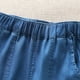 thumbnail image 5 of Odeerbi 5-12 Años Niños Niñas Vaqueros Flamed Slit Bow Denim Pantalones Cintura Elástica Casual Cowboy Pantalones, 5 of 6