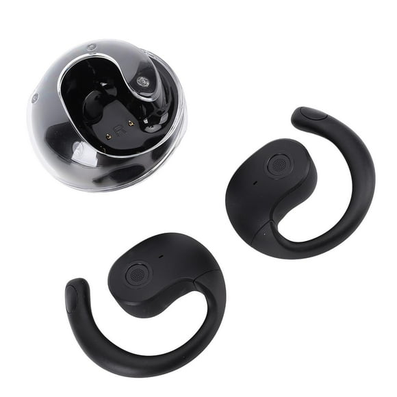 Écouteur de Traduction Linguistique, Écouteurs de Traduction Al avec Crochet d'Oreille, 140 Langues, Interprétation Simultanée pour l'Apprentissage, Noir, Beige, Violet