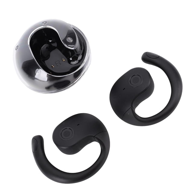 Language Translation Earphone, Al Translation Earbuds Ear Hook 140 Languages Simultaneous Interpretation for Learning ,Black,Beige,Purple