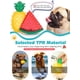 thumbnail image 5 of Juguete congelado para mascotas, juguete de fruta congelada para perros TPR, juguetes para masticar mascotas, juguete para perros resistente a mordeduras para cachorros de perros, colorido, 5 of 5