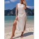 thumbnail image 2 of Xishao Mujer Vestido de Encaje Traje de Baño Croché Cubrir Bikini Camisola y Pareos F-White F-White Xishao ropa, 2 of 2