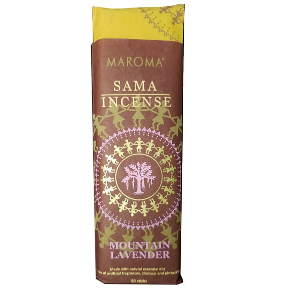 Maroma Mountain Lavender Sama Incense, 50 Sticks