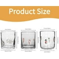 thumbnail image 5 of 3 Pack Christmas Icon Juice Glasses, 14oz Wine Juice Glasses, Double Old Fashion Drinking Cups, Snowman Snowflake Cane Xmas Design for Christmas Winter Holiday Drinks Party Supplies, 5 of 5