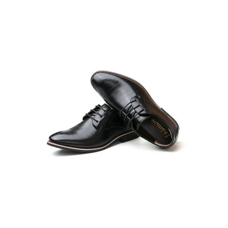 

Ferndule Men s Non Slip Lace Up Shoes Work Comfortable Low Top Wedding Cozy Closed Toe Oxford