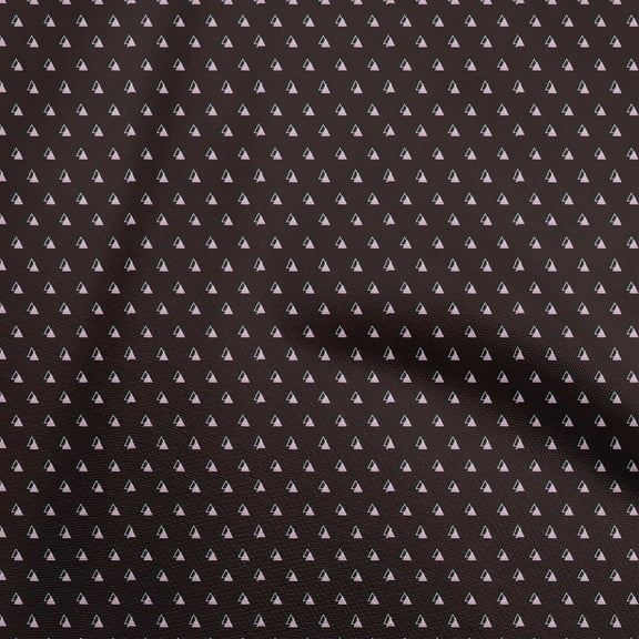 oneOone Polyester Spandex Black Fabric Geometric Sewing Fabric By The Yard Printed Diy Clothing Sewing Supplies 56 Inch Wide