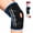 BLACK-BLUE, variant on HLTHZONE Adjustable Knee Brace with Side Stabilizers, Compression Knee Support for Meniscus Tear, Arthritis, ACL LCL Injury & Knee Pain Relief for Men & Women, Size L