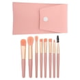 thumbnail image 1 of HEANUJJ 1Set Portable Pink Makeup Brush Set with Durable Handle Soft Artificial Fiber for Cosmetics, 1 of 6