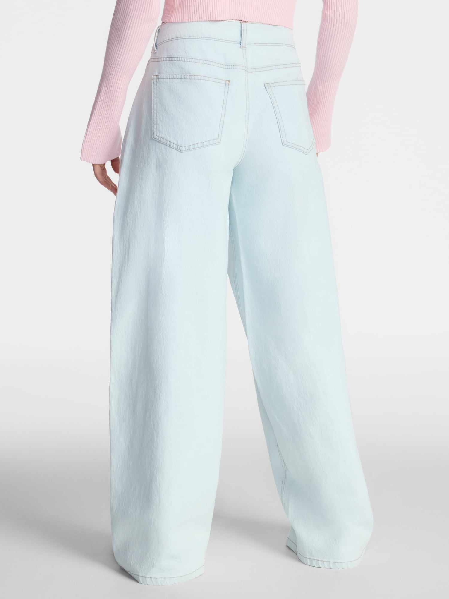 No Boundaries Ultra Baggy Barrel Jeans, 32.5'' Inseam, Women's and Women's Plus 00-4X