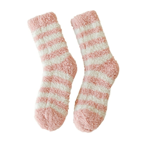 Tiqkatyck Fuzzy Socks Clearance Christmas Socks for Adults Warm Christmas Fashion Windproof Printing Mid Tube Socks Long Tube Cotton Womens Socks Pink