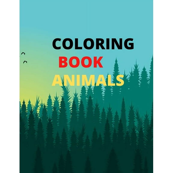 COLORING book animals (Paperback)