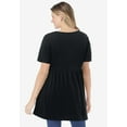 thumbnail image 2 of Woman Within Plus Size Short-Sleeve Empire Waist Tunic, 2 of 4