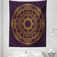 thumbnail image 1 of Mandala Tapestry, Circular Mandala Design Eastern Old Fashioned Nature Inspired Traditional, Fabric Wall Hanging Decor for Bedroom Living Room Dorm, 5 Sizes, Purple Earth Yellow, by Ambesonne, 1 of 1