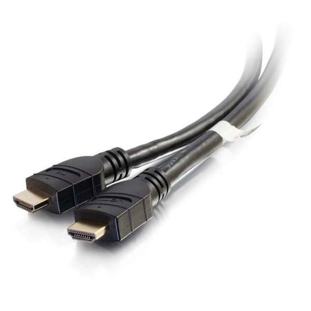 UPC: 0757120414148 | C2g 35ft 4k Hdmi Cable – Active High Speed Hdmi Cable – Cl-3 Rated – 60hz – Hdmi With Ethernet Cable – Hdmi Male To Hdmi Male – 35 Ft – Shielded – Black – 4k Support  Active