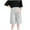 White, variant on ShomPort Maternity Shorts Over The Belly Cotton Comfy Shorts Loose Casual High Waist Pregnancy Pants