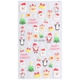 thumbnail image 5 of Tnobhg 1 Sheet Christmas Nail Art Sticker Festive Santa Snowflake Elk Designs Safe Easy to Use Nail Decal for Beautiful Manicures, 5 of 8